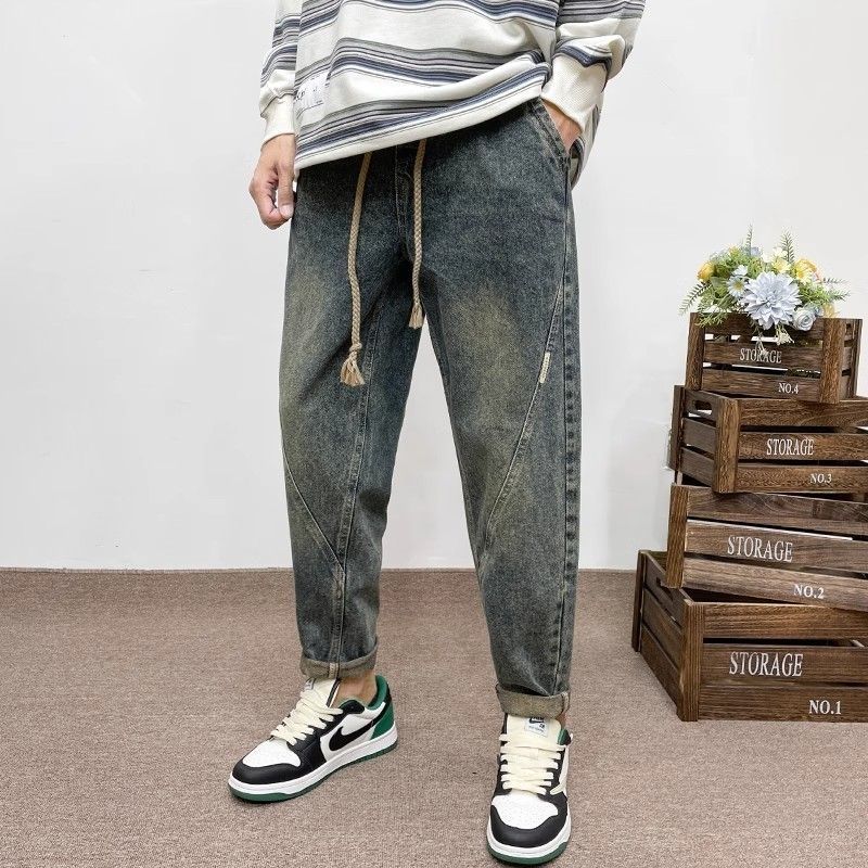 Streetwear Brand Denim - بنطلون جينز ريترو جديد للصيف من