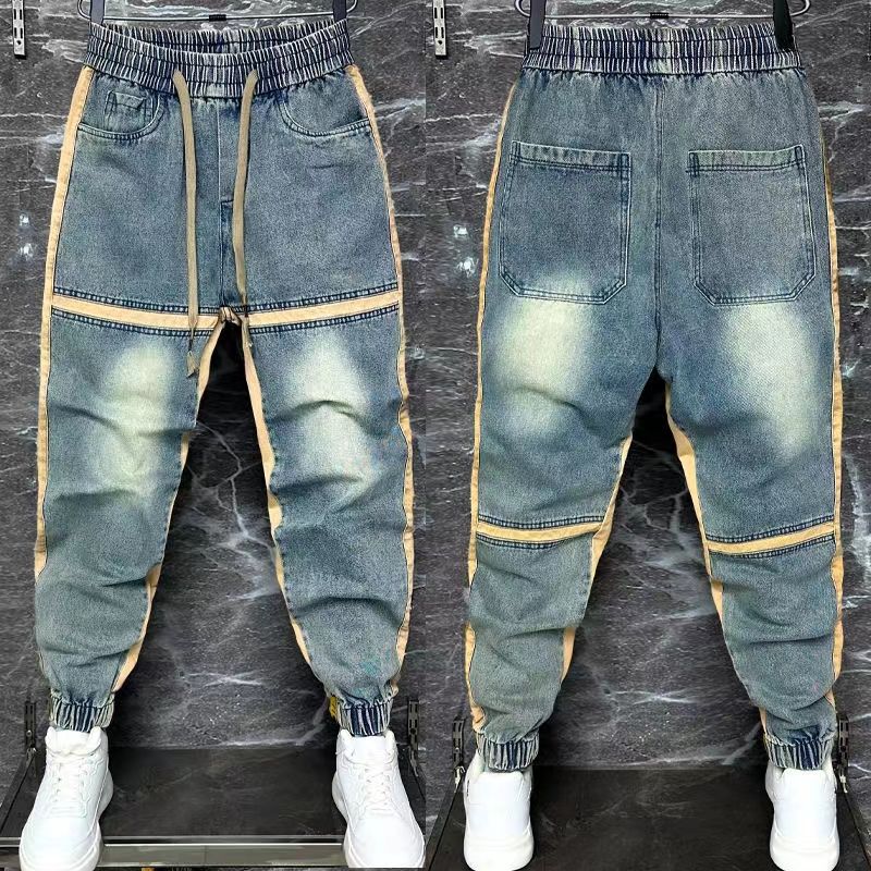 بنطال جينز حريم أزرق للرجال ،  - مراجعة Streetwear Brand Denim وسعره