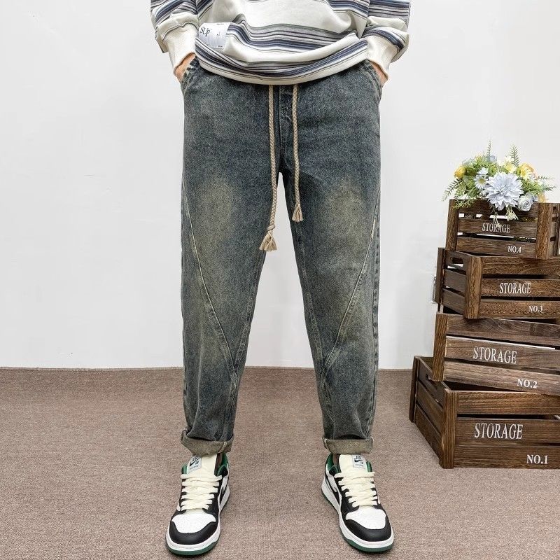 بنطلون جينز ريترو جديد للصيف م - مراجعة Streetwear Brand Denim وسعره